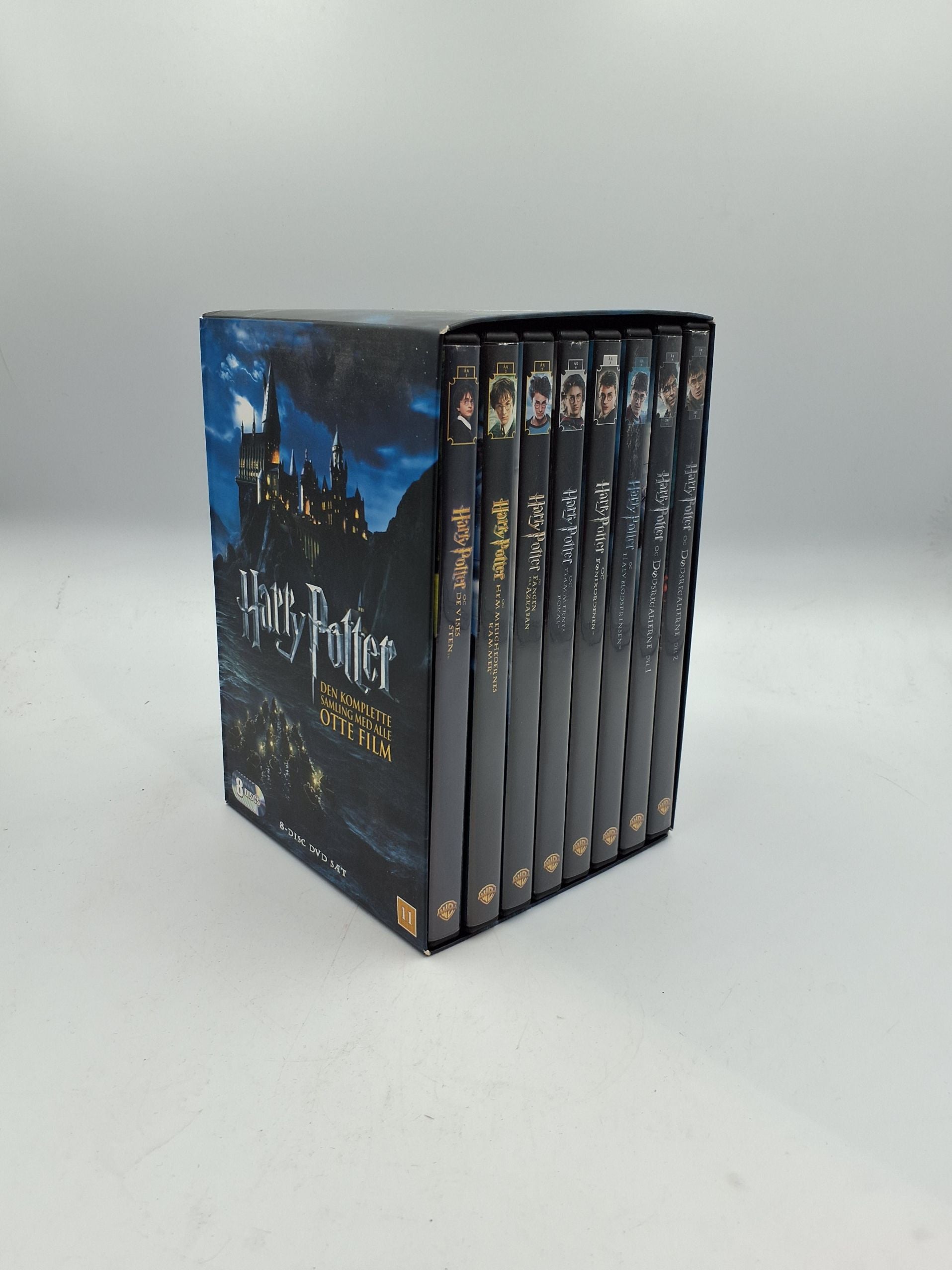 Harry Potter, 8xDVD samling komplet
